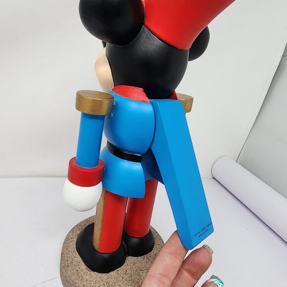 Disney Mickey Mouse 13" Wood and Resin Nutcracker Soldier Figurine - Picture 8 of 10